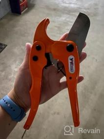 img 6 attached to YIYITOOLS Ratchet-Type Tube And Pipe Cutter For Cutting O.D. PEX, PVC, And PPR Plastic Hoses And Plumbing Pipes Up To 1-5/8"" Inches, Ideal For Home Working And Plumbers", 42Mm ,1-5/8'''.Od(QF-1-003)