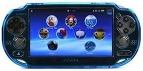 img 1 attached to 🔵 COSMOS ® Light Blue Hard Case Cover for PS VITA 1000 - Protection with Oval Start & Select Button Compatibility