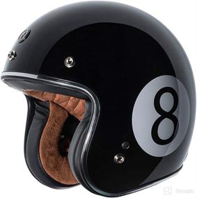 img 4 attached to 🏍️ TORC T50 Route 66 Lucky 13 Open Face Helmet: Stand Out with Craneo Graphics!