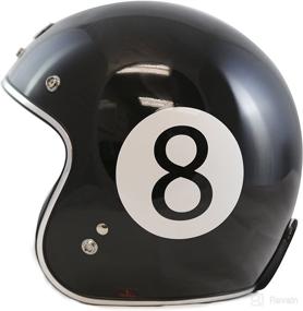 img 2 attached to 🏍️ TORC T50 Route 66 Lucky 13 Open Face Helmet: Stand Out with Craneo Graphics!