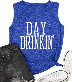 img 3 attached to Women'S Drinking Cami Tank Top Funny Casual Tee Shirt For Women'S Day