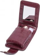 earnda mini lipstick travel case - compact cosmetic pouch for on-the-go beauty needs logo