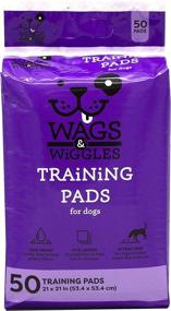 img 4 attached to 🐶 Wags & Wiggles Dog Training Pads - Leak-Proof Puppy Pee Pads - Dog Supplies for Training - Strong, Absorbent Dog Training Pads - Puppy Pads, Dog Pads - Ideal Dog Pee Pads