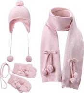 vivobiniya toddler lovely girls' accessories for cold weather (0-4 years) - sizes 16.5-18.8 inches logo