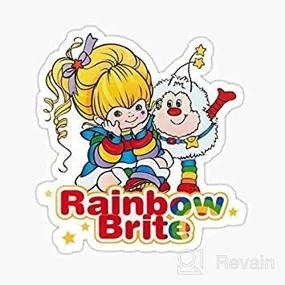 img 4 attached to Rainbow Brite Sticker - Sticker Graphic for Auto, Wall, Laptop, Cell, Truck - Window, Car, Truck Decal