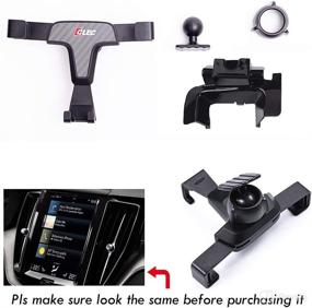 img 3 attached to Convenient GTINTHEBOX Smartphone Mount for Volvo XC60 - Adjustable Air Vent Clip & Secure Cell Phone Holder (3.5-6.0 Inches)