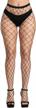 women's high waist footed fishnet tights: soft & stretchy partterned garter thigh high stockings by cozywow! logo