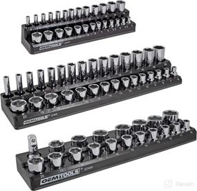 img 4 attached to 🔧 OEMTOOLS 22487: 3-Piece Magnetic Socket Organizers for Efficient Toolbox Tool Organization