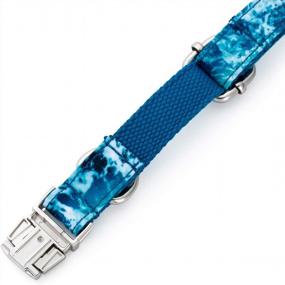 img 2 attached to Стильные ошейники Ocean Blue Puppy для собак от маленьких до крупных - VIILOCK Pet Gift Collars