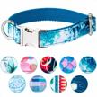 stylish ocean blue puppy collars for small to large dogs - viilock pet gift collars logo
