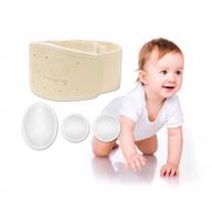 comfortable and adjustable umbilical hernia belt for infants: support your baby's abdomen with our belly button band! logo