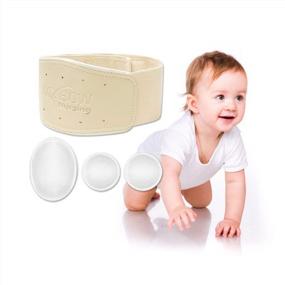 img 4 attached to Comfortable And Adjustable Umbilical Hernia Belt For Infants: Support Your Baby'S Abdomen With Our Belly Button Band!