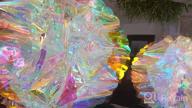 картинка 1 прикреплена к отзыву Мерцание в стиле с радужными подвесными украшениями: складные веера из фольги для девичников, свадеб, дней рождения и тематических вечеринок «Холодное сердце» от Jay Meza
