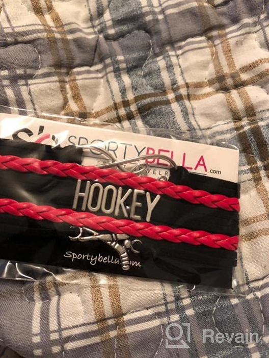 img 1 attached to 🏒 Hockey Charm Bracelet by Infinity Collection - Stylish Hockey Jewelry for Players review by Diane Hubert