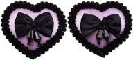 накладки на соски sweet bowknot для девочек - набор из 2 клейких пирожков от ayliss логотип