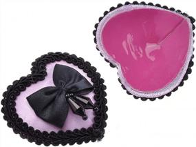 img 2 attached to Sweet Bowknot Nipple Covers For Girls - Adhesive Pasties Set Of 2 By Ayliss