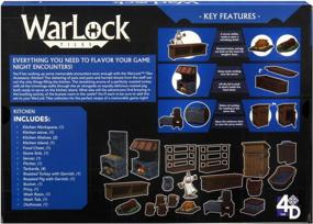 img 3 attached to WizKids RPG Settings: WarLock Tiles Kitchen Accessories For Enhanced Gameplay Experience