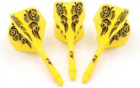 img 4 attached to 🎯 Enhance Your Dart Performance with Black Scorpion CUESOUL ROST Integrated Dart Shaft and Flights Standard Shape, Set of 3 pcs