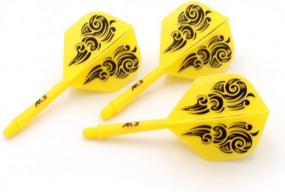img 2 attached to 🎯 Enhance Your Dart Performance with Black Scorpion CUESOUL ROST Integrated Dart Shaft and Flights Standard Shape, Set of 3 pcs