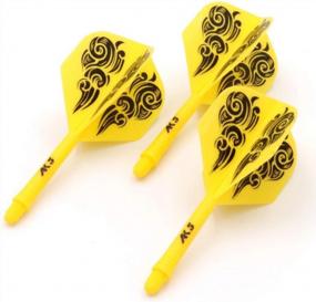 img 3 attached to 🎯 Enhance Your Dart Performance with Black Scorpion CUESOUL ROST Integrated Dart Shaft and Flights Standard Shape, Set of 3 pcs