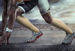 img 3 attached to Станьте удобными и активными с медными компрессионными носками QUXIANG для мужчин и женщин - 8 пар для здорового кровообращения во время бега, езды на велосипеде и занятий спортом - 15-20 мм рт.ст.