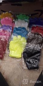 img 6 attached to Цветные зимние перчатки для детей - 14 пар теплых вязаных перчаток для мальчиков и девочек, в возрасте от 5 до 12 лет