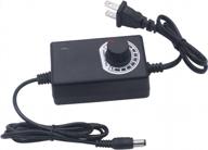 adjustable universal power adapter for controlling motor speed - ac 100-240v to dc 3-12v with voltage adjustment knob i-058 logo