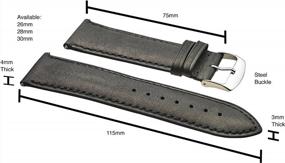 img 3 attached to 👌 Optimal Sizing for Genuine Leather Watch Wrists