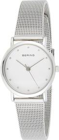 img 4 attached to ⌚️ Bering Time Women's Slim Watch 13426-000: Classic Collection with 26mm Case and Stainless Steel Strap, Scratch-Resistant Sapphire Crystal, Minimalistic Design from Denmark