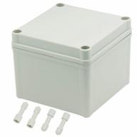 waterproof abs plastic junction box - 125x125x100mm universal enclosure for electrical and diy projects by zulkit logo