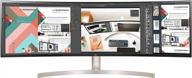 lg 49wl95c-w 49-inch curved ultrawide 5120x1440p monitor with tilt and height adjustment logo