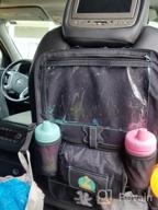 img 1 attached to XL Car Seat Organizer With Tablet Holder For Kids - BABYSEATER review by John Talcott