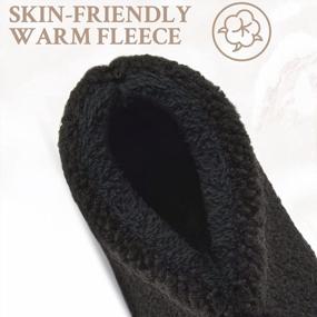 img 2 attached to Women'S Faux Fur Bootie Slippers - Warm Curly Sherpa Winter Memory Foam With Fleece Lining For Indoor Bedroom