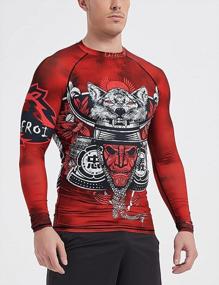 img 1 attached to LAFROI Men'S Long Sleeve UPF 50+ Performance Compression Rash Guard Shirt - CLY08C