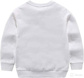 img 3 attached to HAXICO Pullover Sweatshirt Toddler Crewneck Apparel & Accessories Baby Boys ... Clothing