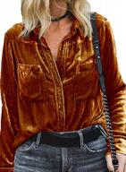 zeagoo женские бархатные рубашки с длинным рукавом на пуговицах, повседневный блейзер, куртка, большие блузки, топы логотип