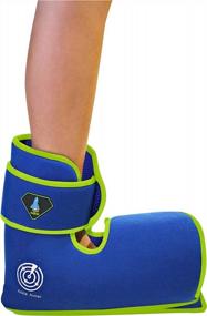 img 4 attached to KidSole Ice Pack Recovery Boot: Relieve Foot Pain & Speed Injury Recovery For Kids Size 4-8 With Removable Reusable Ice Packs And Ultra Soft Cushioning.