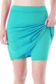 img 2 attached to Micosuza Skirted Protective Swimming Attached Women's Clothing ~ Swimsuits & Cover Ups