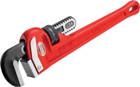 img 4 attached to 🔧 14-Inch RIDGID 31020 Model 14 Heavy-Duty Straight Pipe Wrench - Small Red Plumbing Tool