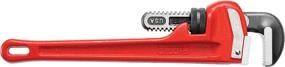 img 1 attached to 🔧 14-Inch RIDGID 31020 Model 14 Heavy-Duty Straight Pipe Wrench - Small Red Plumbing Tool