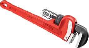 img 3 attached to 🔧 14-Inch RIDGID 31020 Model 14 Heavy-Duty Straight Pipe Wrench - Small Red Plumbing Tool