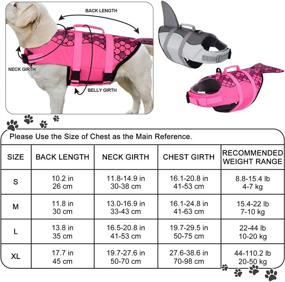 img 2 attached to 🐶 Stay Safe with PetLoft Dog Life Jacket: Adjustable Floatation Vest for Swimming, Boating, and Beach Fun - Choose from 2 Adorable Patterns!