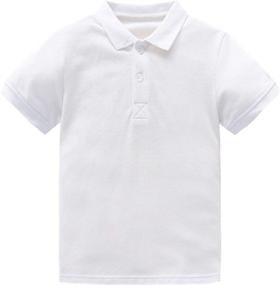 img 4 attached to HowJoJo Toddler Cotton Sleeve Shirts Girls' Clothing ~ Tops, Tees & Blouses