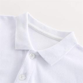 img 2 attached to HowJoJo Toddler Cotton Sleeve Shirts Girls' Clothing ~ Tops, Tees & Blouses