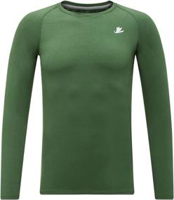 img 4 attached to Devoropa Compression Baselayer Baseball Undershirt Boys' Clothing ~ Underwear