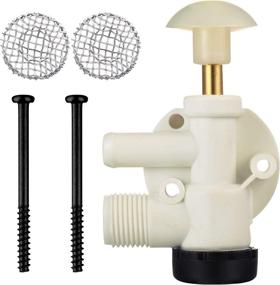 img 1 attached to 🚽 RV Camper Trailer Toilet Repair Kit - Water Valve Assembly for Sealand EcoVac Vacuflush Pedal Flush Toilets - Compatible with Dometic Foot Pedal Toilets (Excluding 300 310 320 Model)