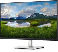 🖥️ dell p3221d qhd2560x1440p ultra-thin monitor with displayport certification and anti-glare coating logo