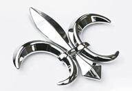 fleur-de-lis 3d chrome emblem decal sticker for cars, motorcycles, and bicycles - quebec & france inspired design by cnpl-fleur логотип