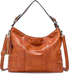 img 4 attached to Stylish and Versatile JOSEKO Leather Handbags: Sleek Shoulder Crossbody Women's Handbags & Wallets via Hobo Bags