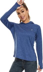 img 1 attached to Quick-Dry Lightweight Women'S Long Sleeve Shirts With UPF 50+ Sun Protection For Hiking, Running, Fishing And Swimming